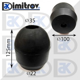 Буфер тампон Ø 22/35 Ø 100 x 125 mm